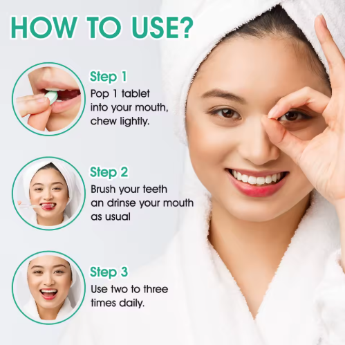 Toothpaste Tablets Teeth Whitening With Nano Hydroxyapatite Fluoride Free