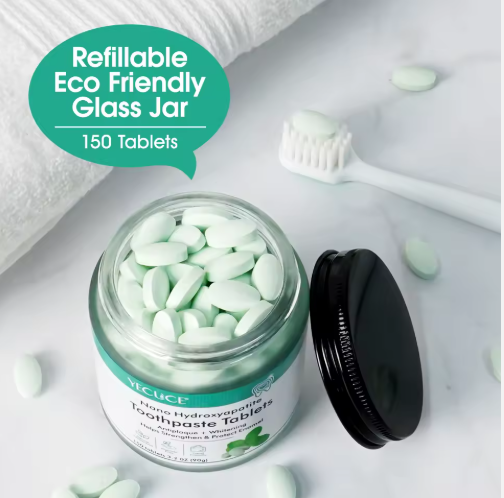 Toothpaste Tablets Teeth Whitening With Nano Hydroxyapatite Fluoride Free