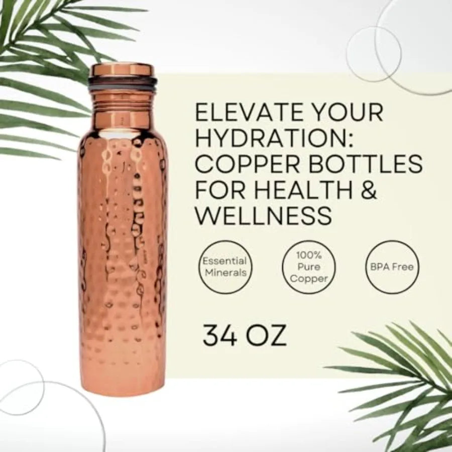 Premium Pure Copper Bottle