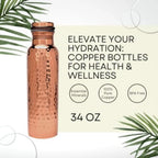 Pure Copper Ayurvedic Water Bottle