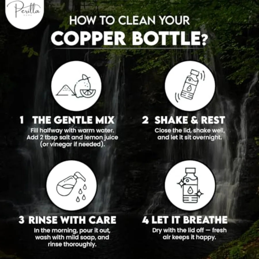 Pure Copper Ayurvedic Water Bottle